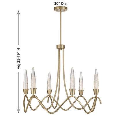 Savoy House Sofia 6-Light Chandelier - alternate view