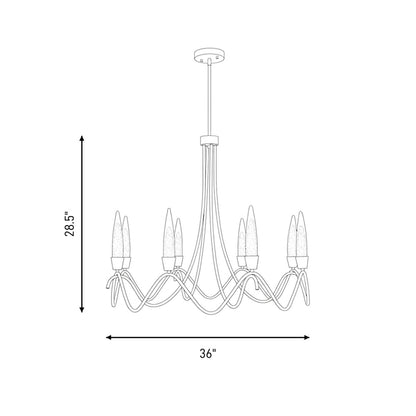 sofia 8 light chandelier in 1 1799 8 128