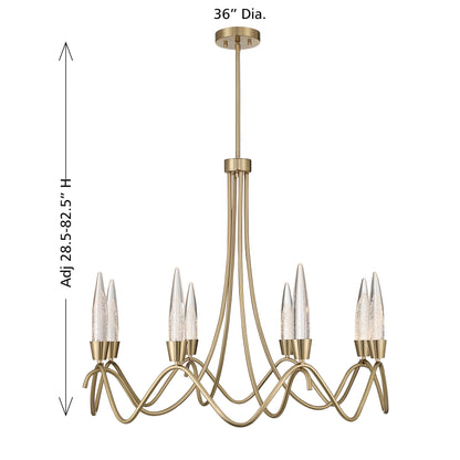 Savoy House Sofia 8-Light Chandelier - alternate view