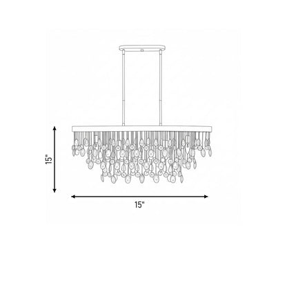 Livorno 8-Light Oval Chandelier