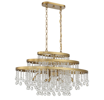 Luna 10-Light Oval Chandelier