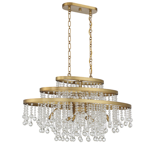 Luna 10-Light Oval Chandelier