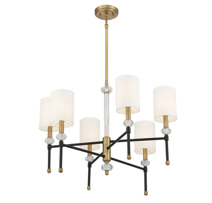 Tivoli 6-Light Chandelier in Matte Black