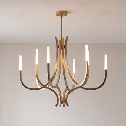 Savoy House Bradford 8-Light Chandelier - Noble Brass