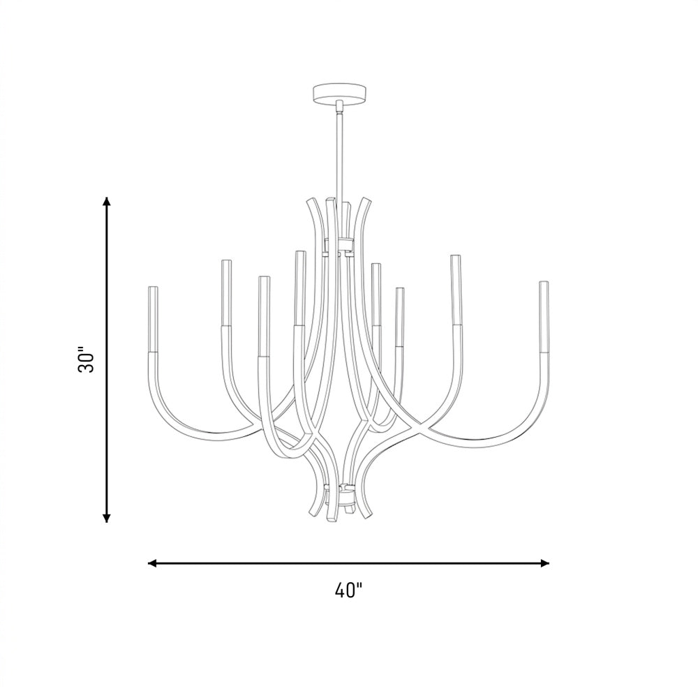 bradford 8 light chandelier in 1 1900 8 128