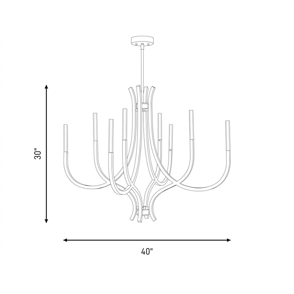bradford 8 light chandelier in 1 1900 8 128