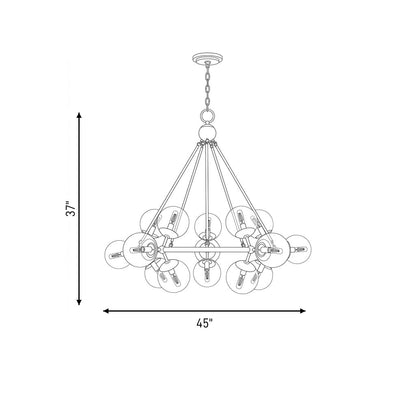 Orion 15-Light Chandelier