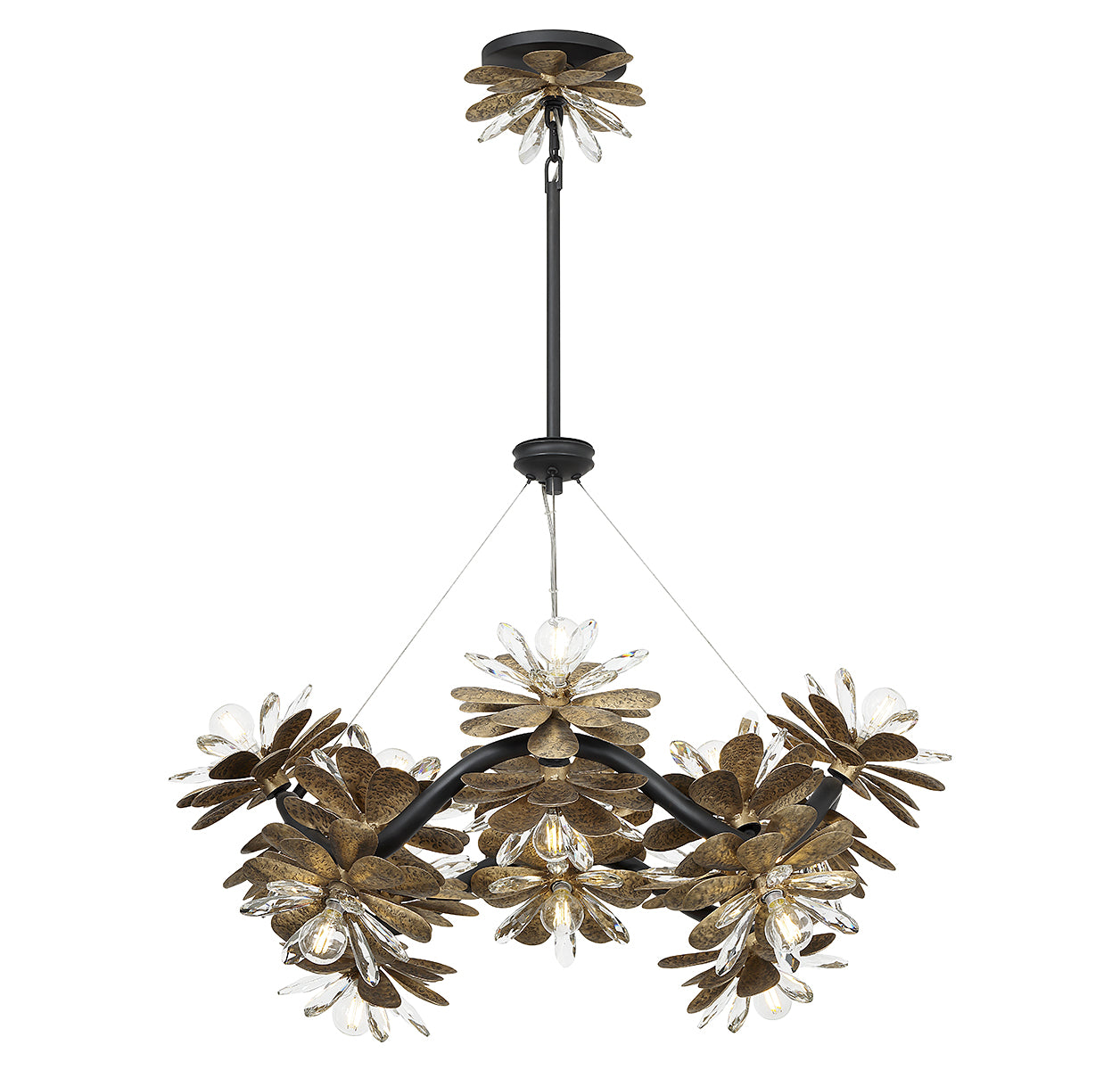 Giselle 16-Light Chandelier in Delphine