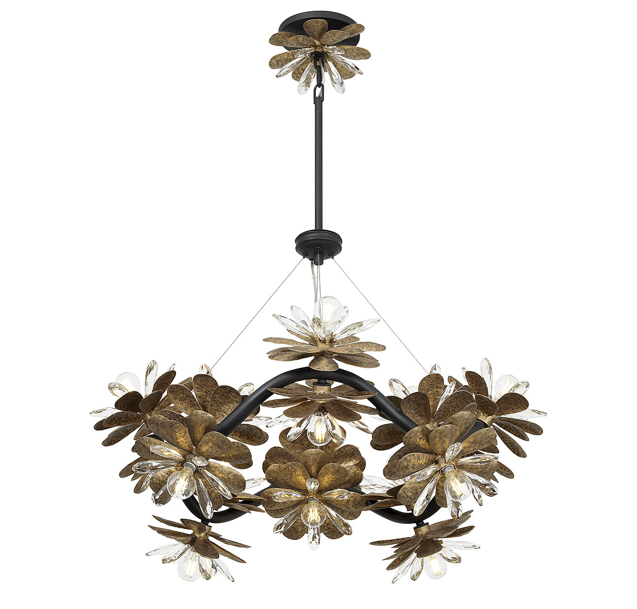 Giselle 16-Light Chandelier in Delphine