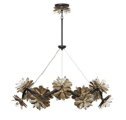 Giselle 24-Light Chandelier in Delphine