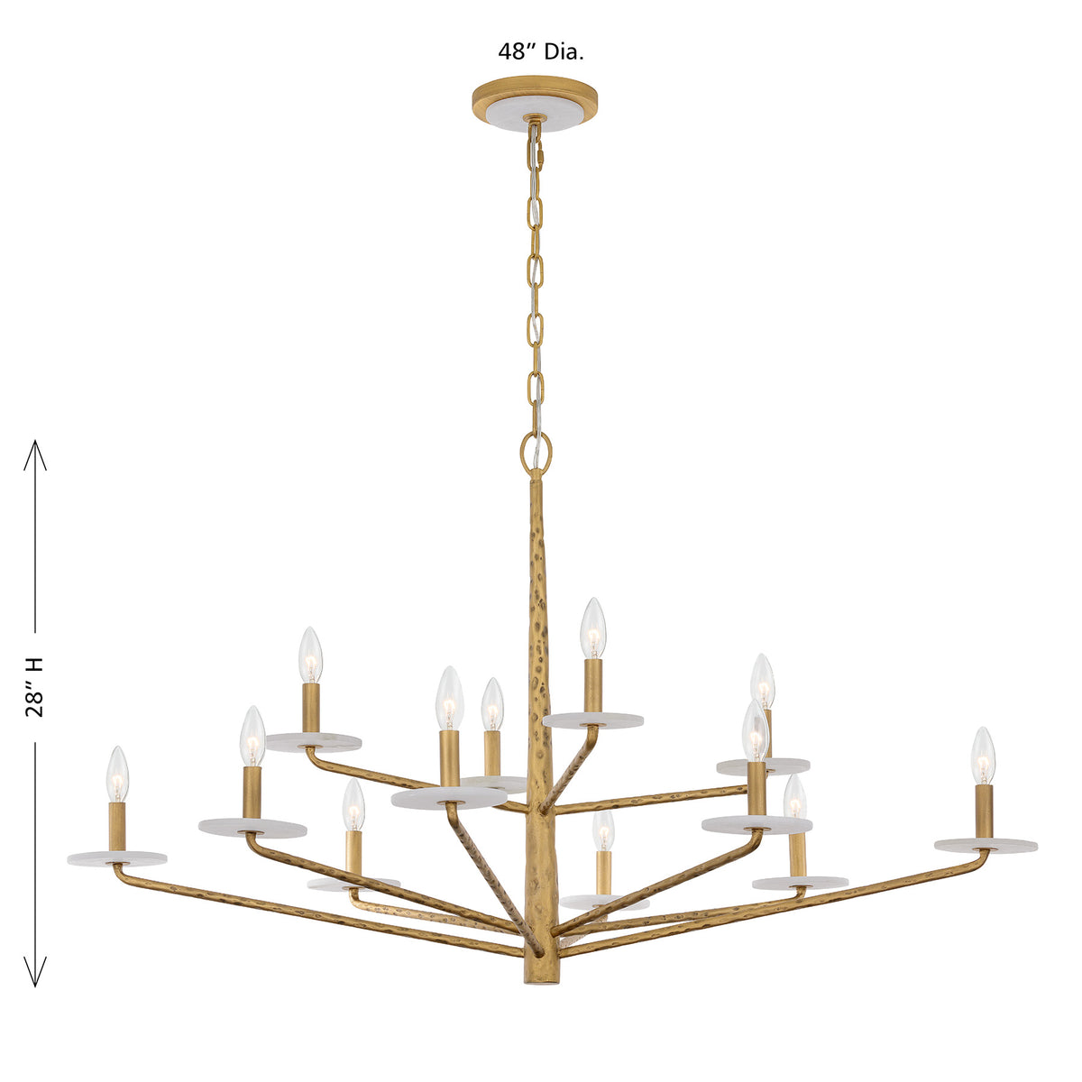 Savoy House Judi 12-Light Chandelier - alternate view