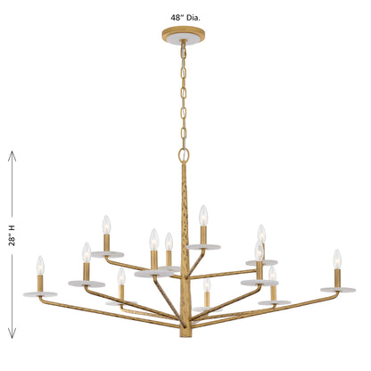 Savoy House Judi 12-Light Chandelier - alternate view
