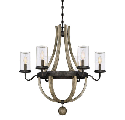 Savoy House Eden 6-Light Outdoor Chandelier Weathervane