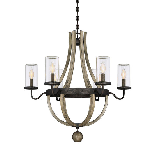 Savoy House Eden 6-Light Outdoor Chandelier Weathervane