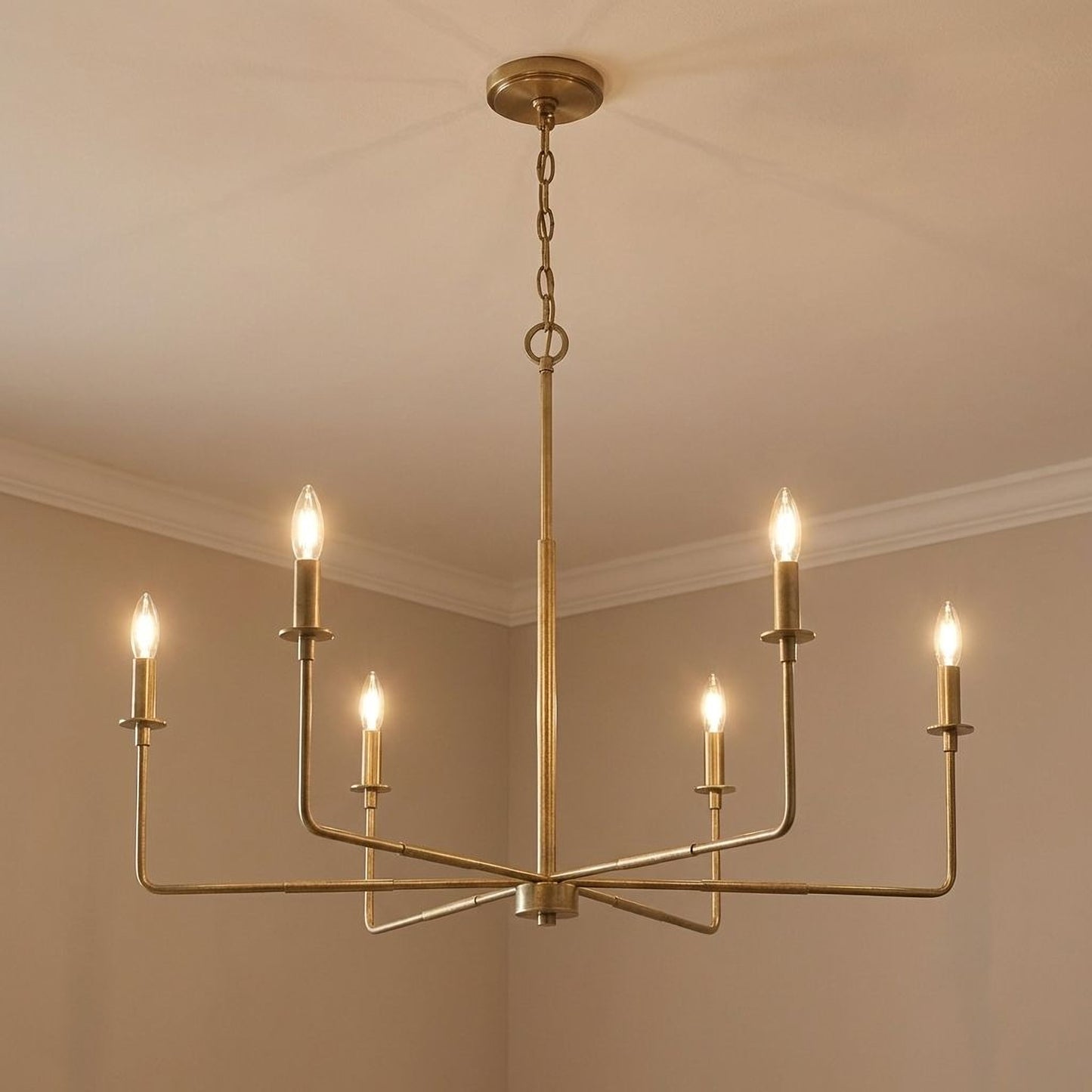 Salerno 6-Light Chandelier in Matte Black