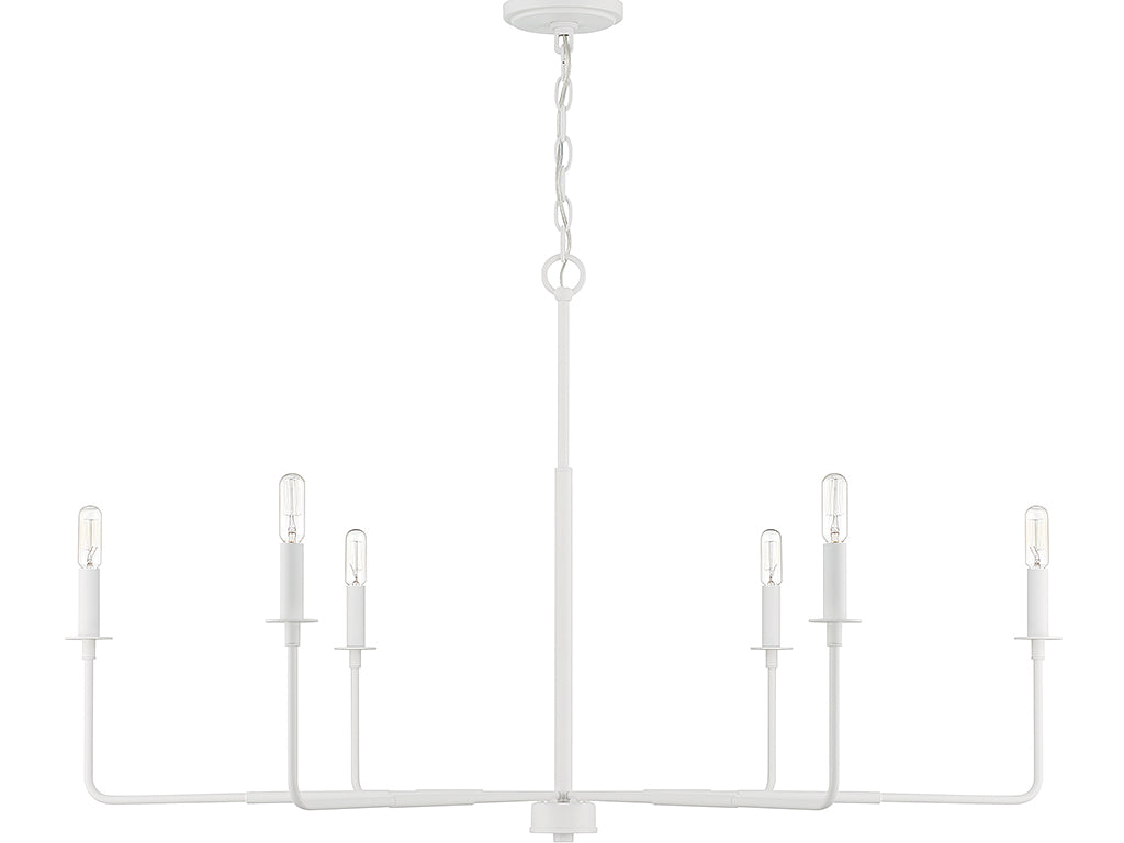 Savoy House Salerno 6-Light Chandelier - alternate view