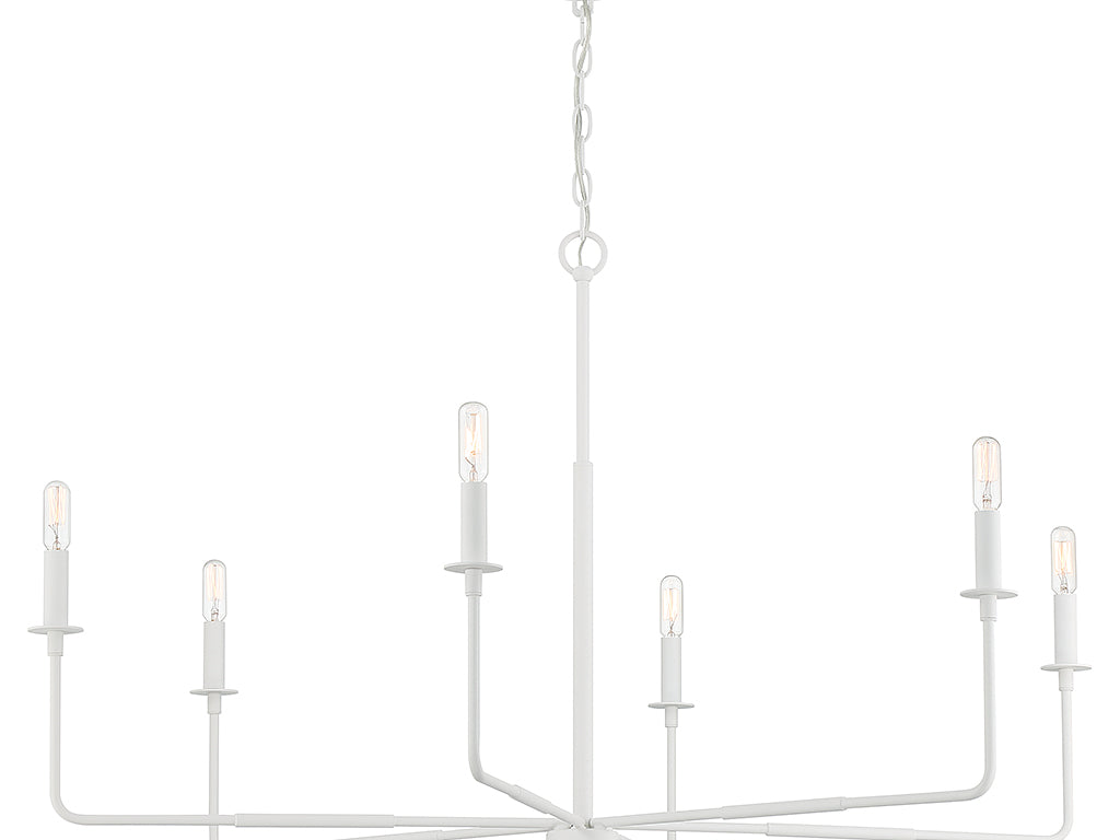 Savoy House Salerno 6-Light Chandelier - alternate view