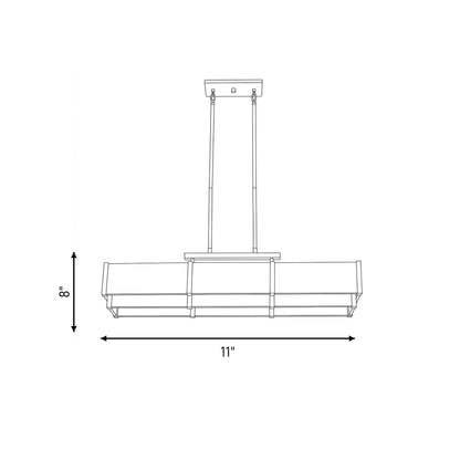 Orleans 5-Light Linear Chandelier