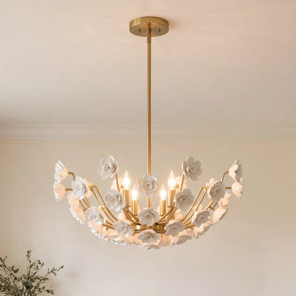 Savoy House Flores 4-Light Chandelier by Breegan Jane - Noble Brass