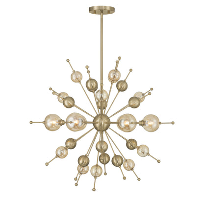 Savoy House Crescent 6-Light Chandelier, 28.5"W