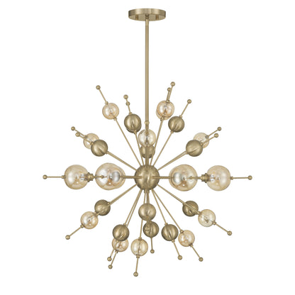 Savoy House Crescent 6-Light Chandelier, 28.5"W - alternate view