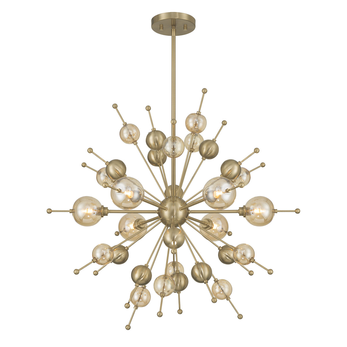 Savoy House Crescent 6-Light Chandelier, 28.5"W - alternate view