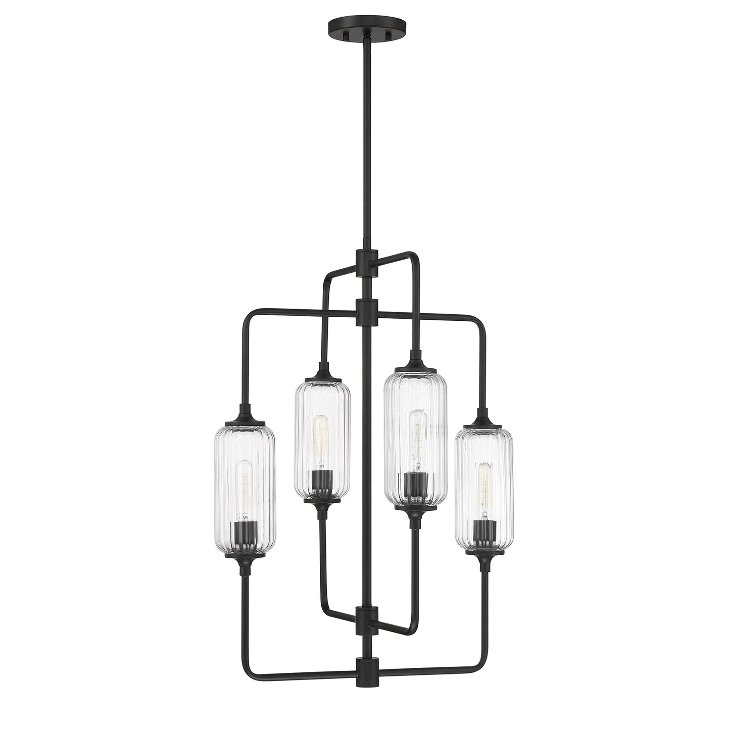 Holton 4-Light Chandelier in Warm Brass