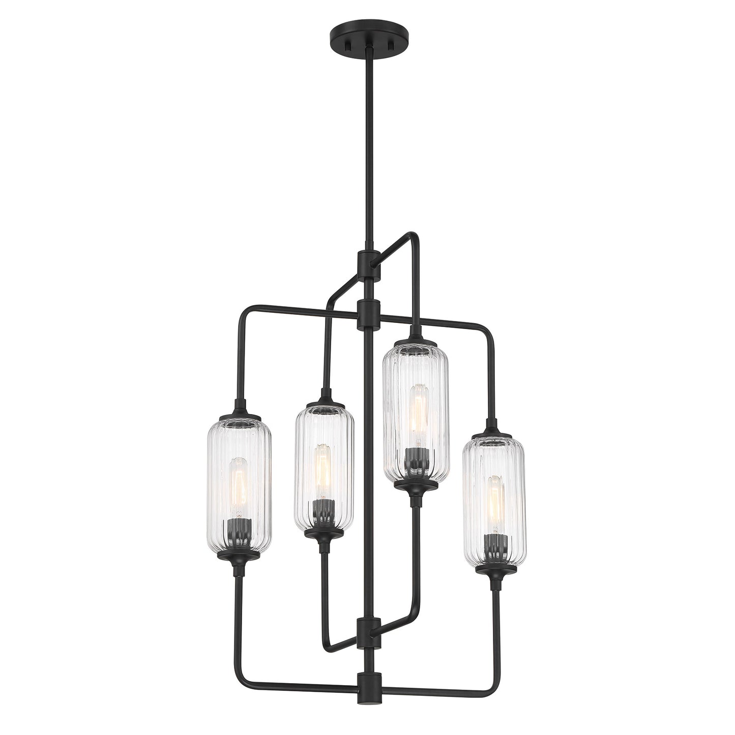 Holton 4-Light Chandelier in Warm Brass