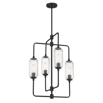 Holton 4-Light Chandelier in Warm Brass