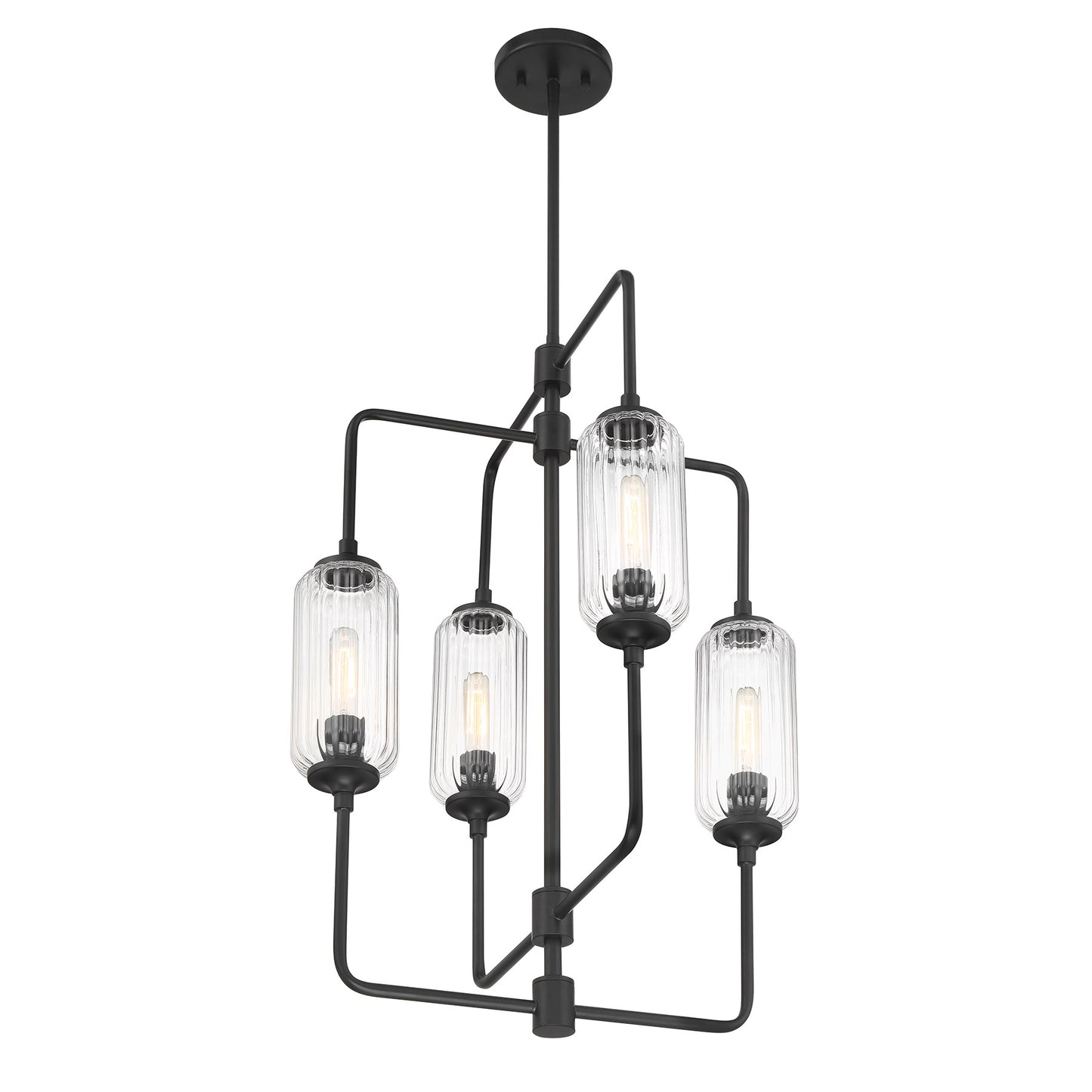 Holton 4-Light Chandelier in Warm Brass