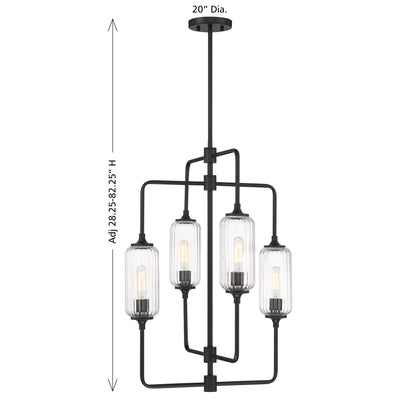 Holton 4-Light Chandelier in Warm Brass