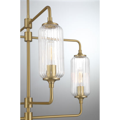 Holton 4-Light Chandelier in Warm Brass