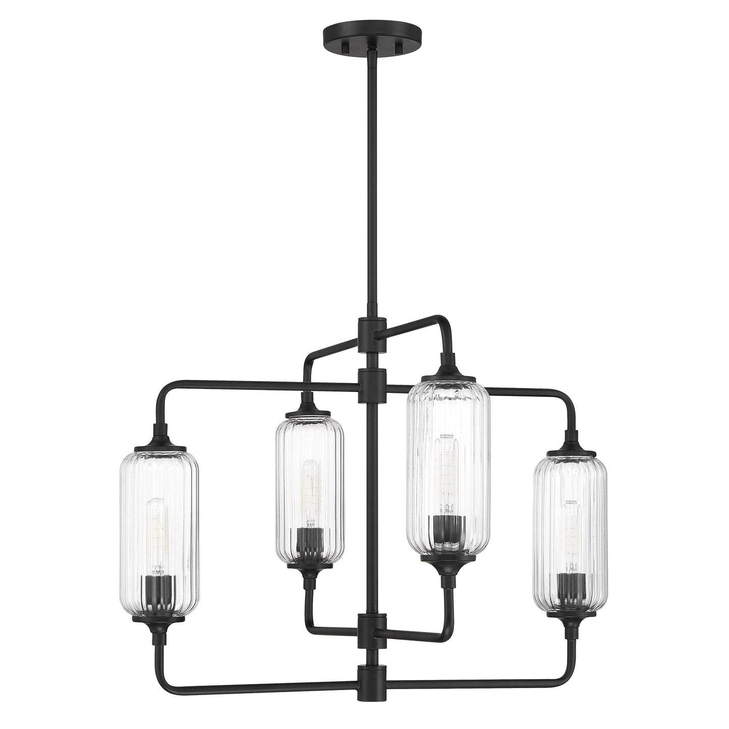 Holton 4-Light Chandelier in Warm Brass