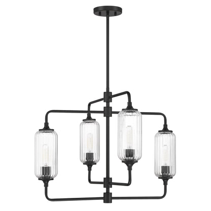 Holton 4-Light Chandelier in Warm Brass