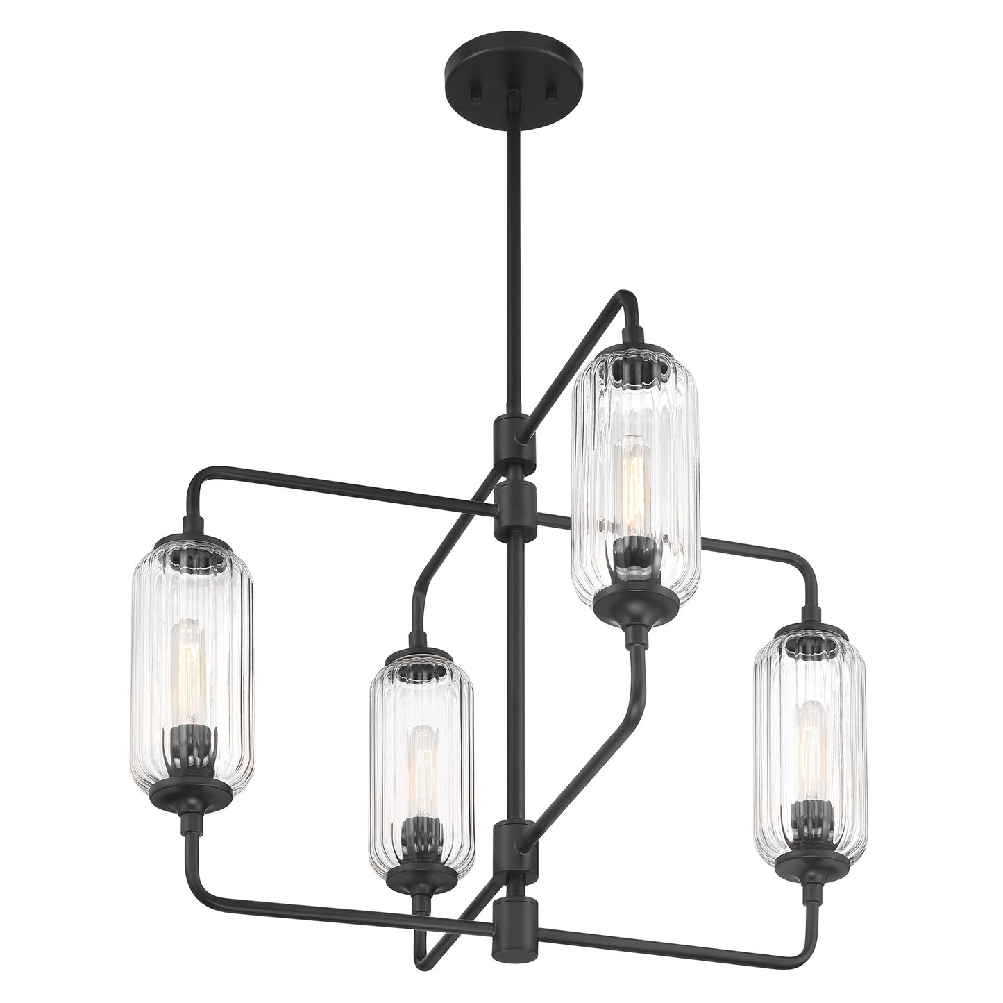 Holton 4-Light Chandelier in Warm Brass