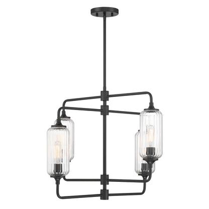 Holton 4-Light Chandelier in Warm Brass