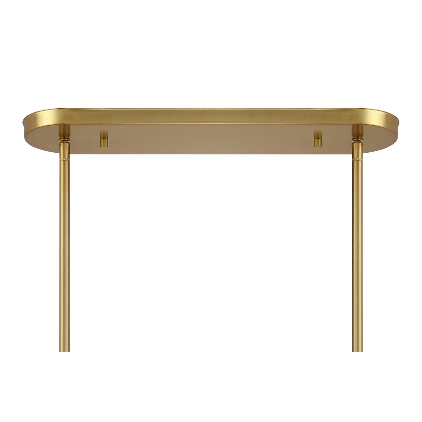 Holton 6-Light Linear Chandelier in Warm Brass