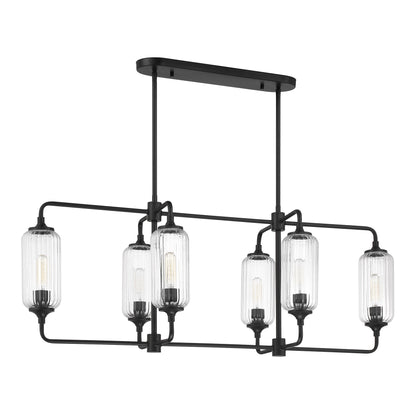 Savoy House Holton 6-Light Linear Chandelier - alternate view