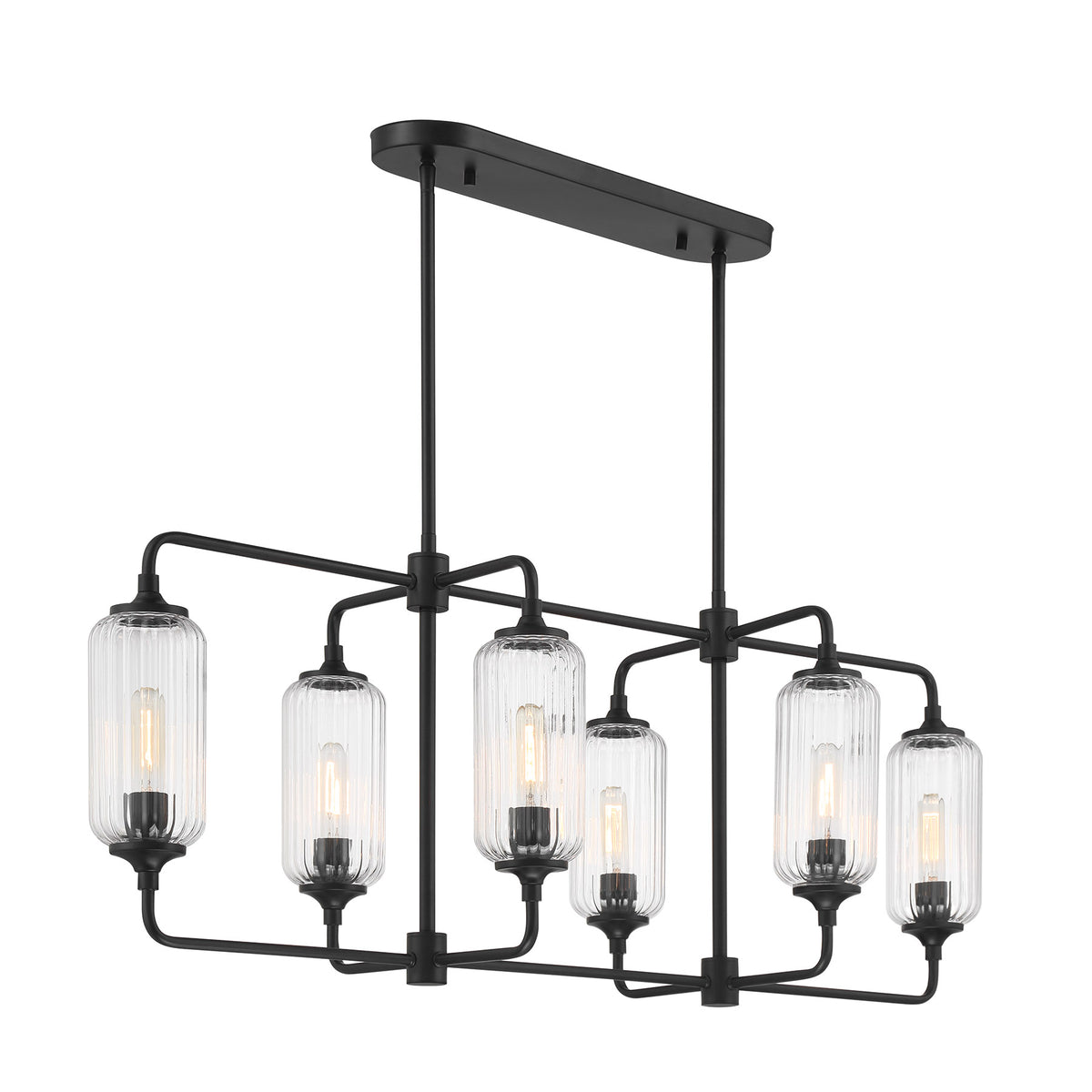 Savoy House Holton 6-Light Linear Chandelier - alternate view