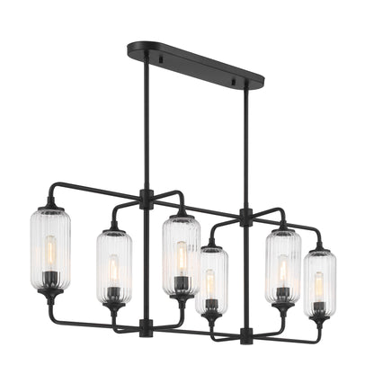 Savoy House Holton 6-Light Linear Chandelier - alternate view