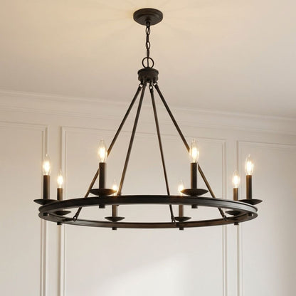 Middleton 8-Light Chandelier in Warm Brass
