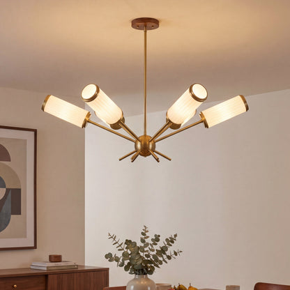 Savoy House Denison 6-Light Chandelier by Dann Foley - Warm Brass