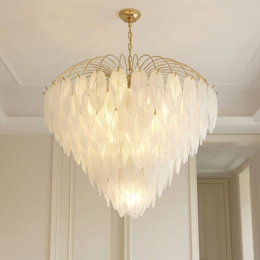Boa 15-Light Chandelier in Warm Brass by Breegan Jane