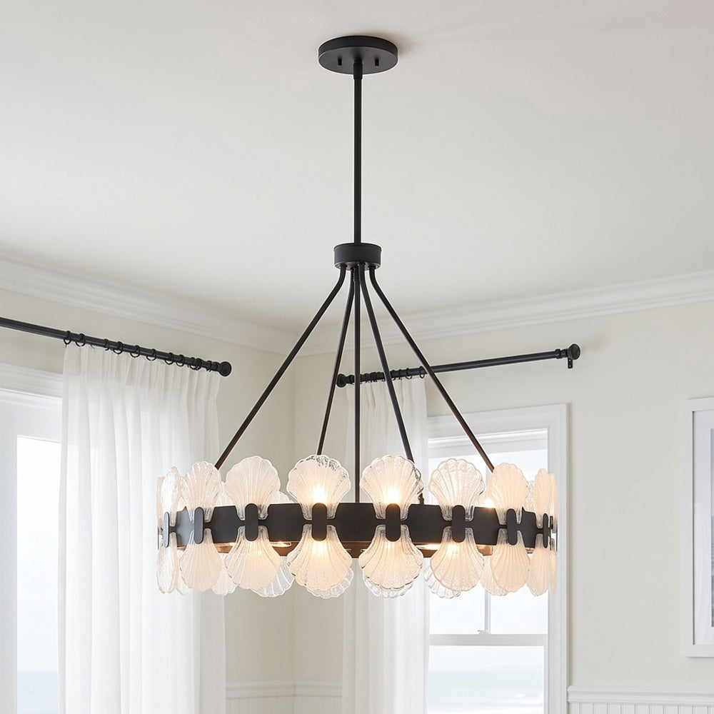 Savoy House Bancroft 6-Light Chandelier - Matte Black