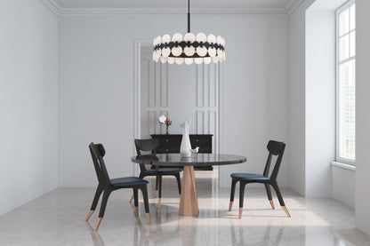 Boca 6-Light Chandelier in Matte Black