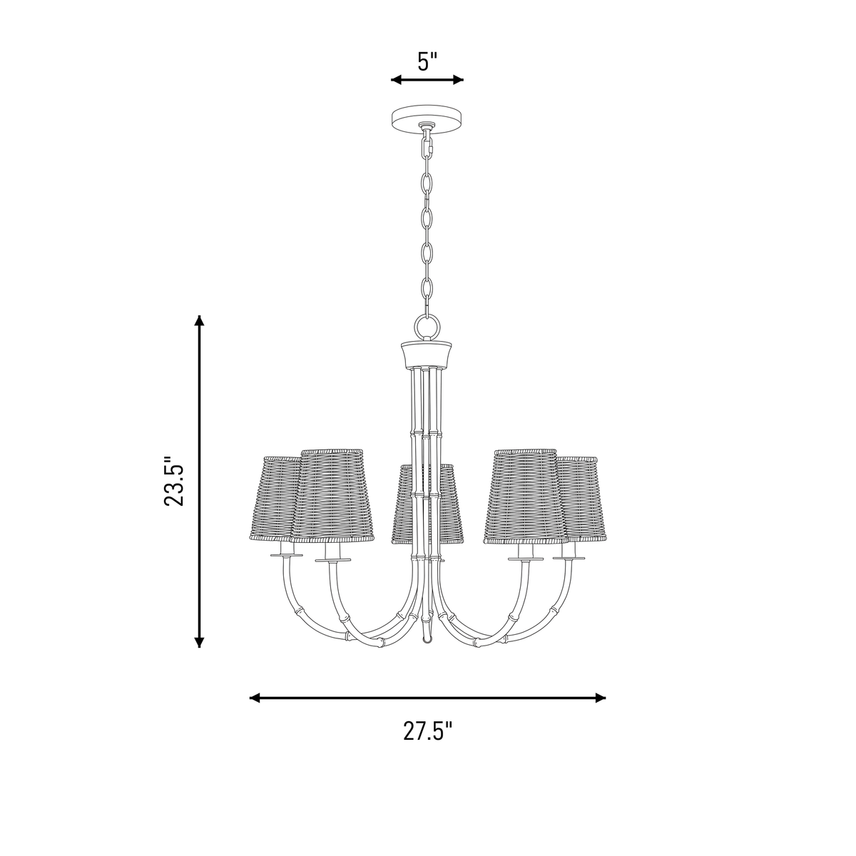 Ashbury 5-Light Chandelier