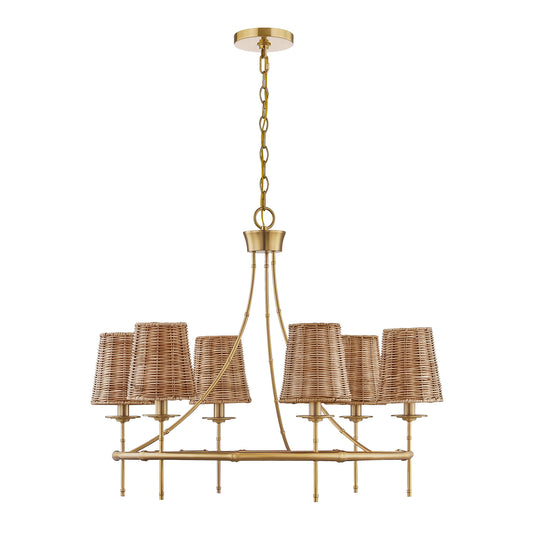 Savoy House Ashbury 6-Light Chandelier - alternate view