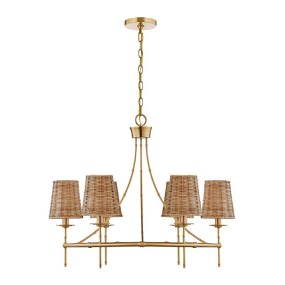 Savoy House Ashbury 6-Light Chandelier - alternate view