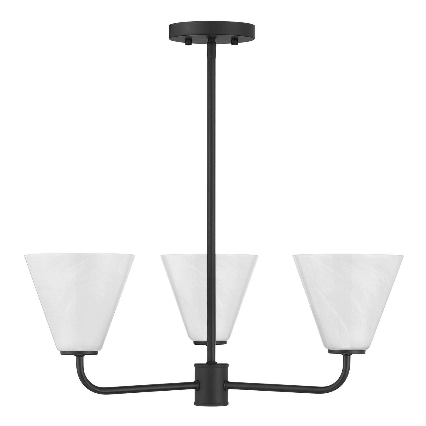 Blair 3-Light Chandelier in Warm Brass