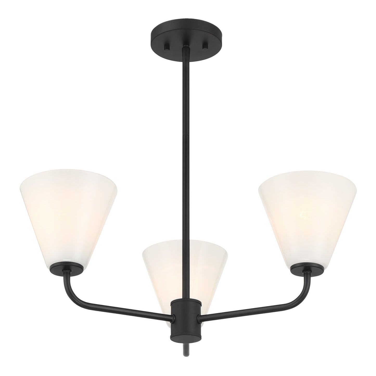 Blair 3-Light Chandelier in Warm Brass